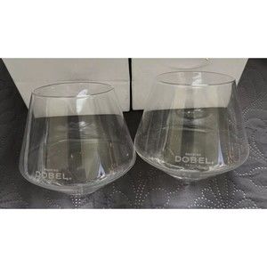 Rare New 2pc Maestro Dobel Tequila Rolling Shot Glasses Home Barware Drinkware